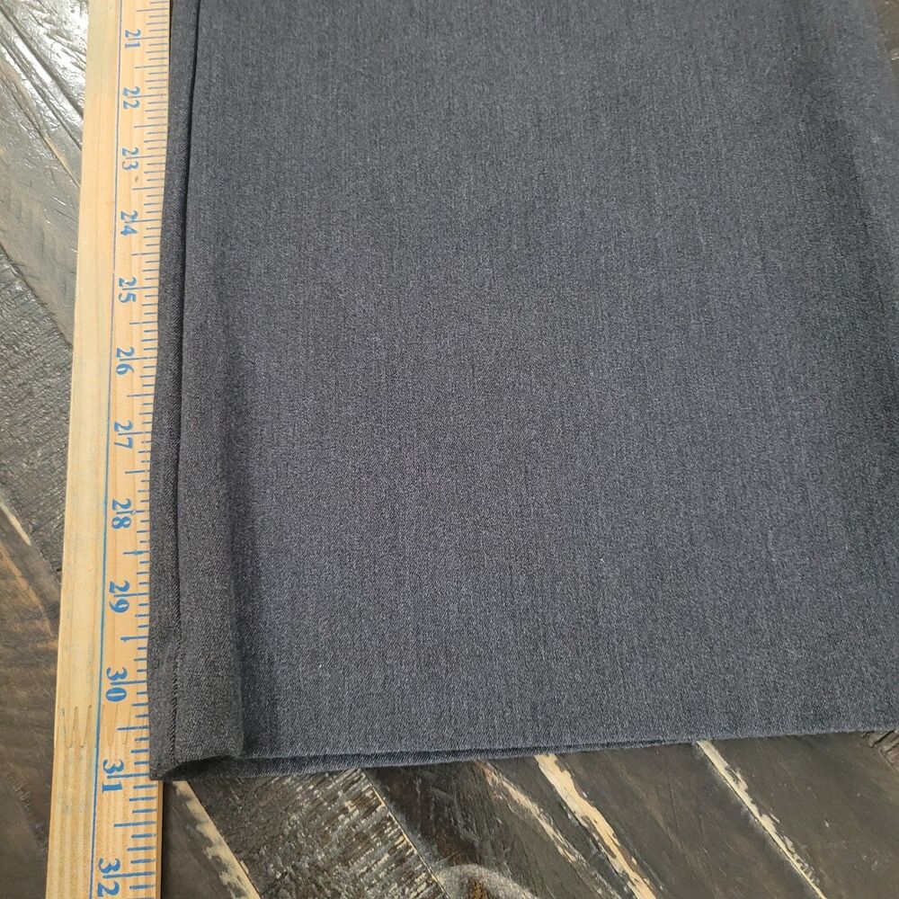 New St. John's Bay Women's Bi-Stretch Pants Charcoal Heather 24W Business Casual - Picture 7 of 11